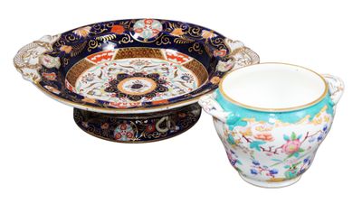 Ensemble en faïence et porcelaine anglaise XIXème (dont Mint…