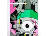 a picture of a picture of a cartoon character on the wall