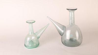 [ ALIMENTAIRE ] Languedoc Deux porrons en verre de nuance ve… - Photo 1