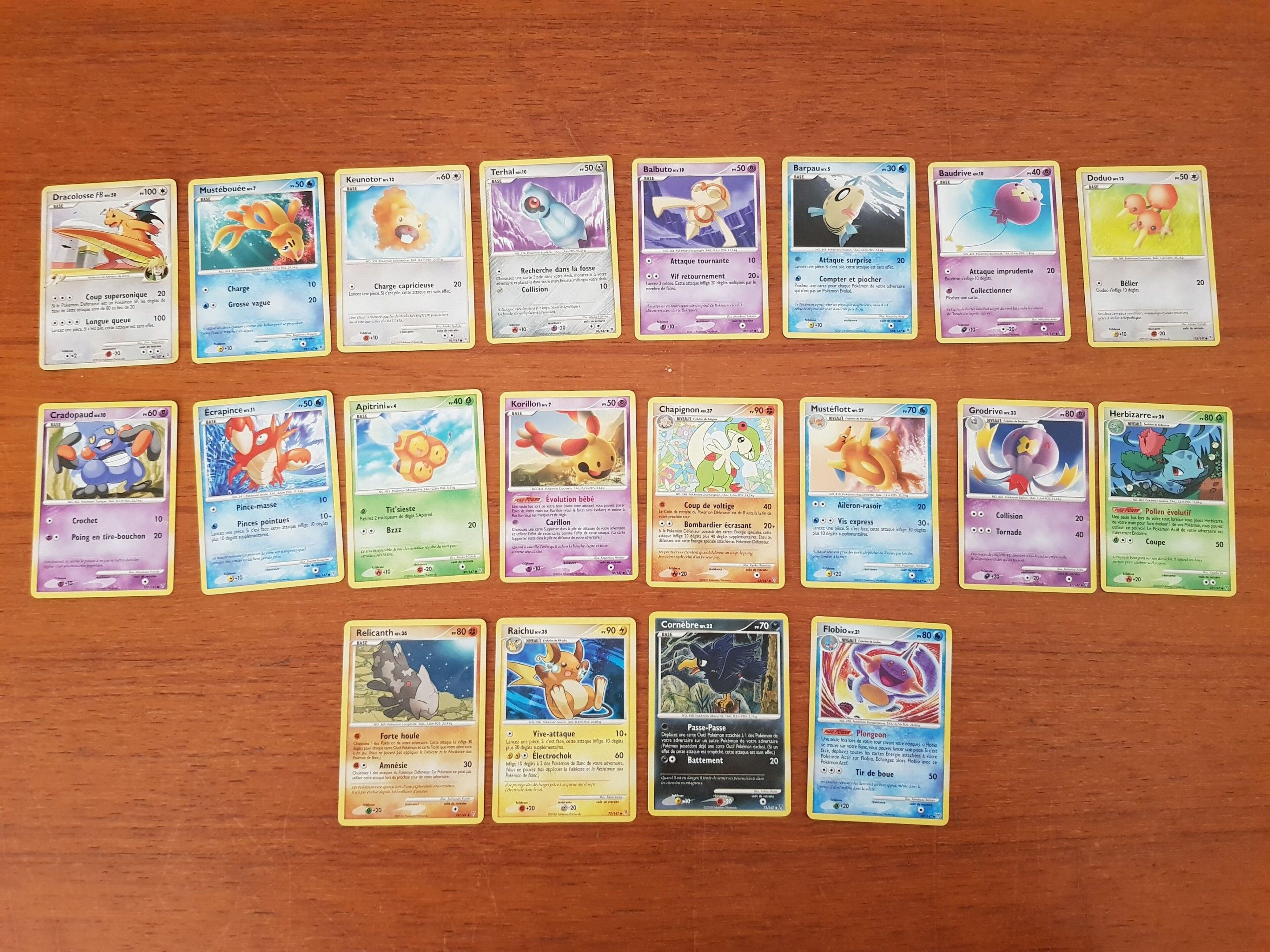 POKEMON - 20 cartes NM vainqueur suprême