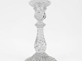 an image of a glass candle holder on a white background