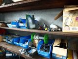 a shelf with many different types of tools on it