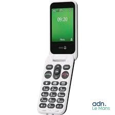 an image of a cell phone with a green screen on a white background