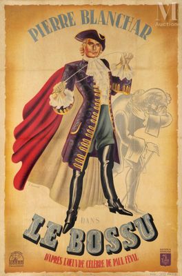 french movie poster for le bosqu, directed by pierre blancchap