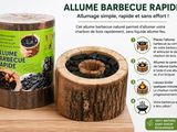 une photo montrant un bidon de charbon de bois pour barbecue à côté d'un autre bidon de charbon de bois pour barbecue