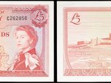 trois images différentes d'un billet de banque sur lequel figure le portrait d'une femme