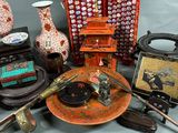 a lot of different items that are sitting on a table