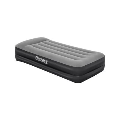 un matelas pneumatique équipé d'une pompe intégrée et d'une pompe intégrée