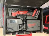 a tool in the case that is open and ready to be used