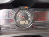 a close up of a speedometer on a car ' s dashboard