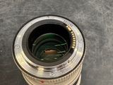 a close up of a camera lens on a table