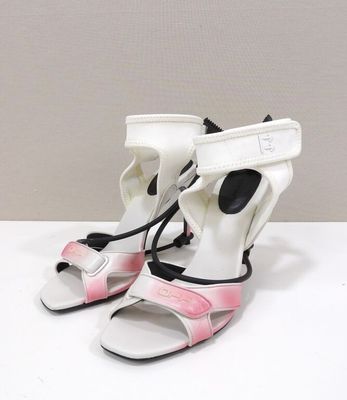OFFWHITE - Sandales en cuir et néoprène - Occasion en bon ét…