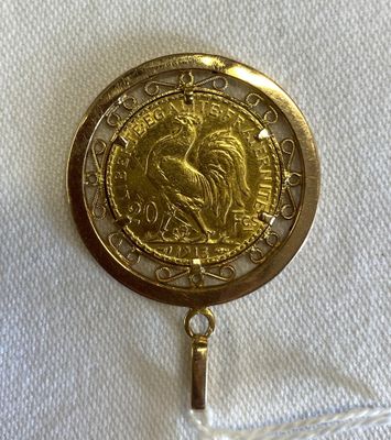 an image of a gold coin with a horse on it