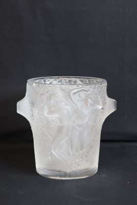 an image of a glass vase on a black background