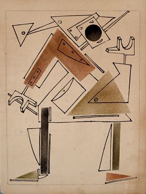 une image représentant un dessin d'une table sur laquelle sont posés des outils