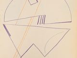 an image of a drawing of a circular object with lines and shapes