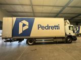 a truck that is parked inside of a building