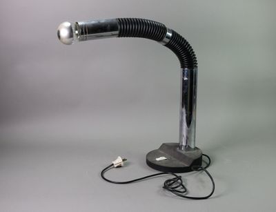 an image of a lamp that is on a table