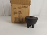 a box with a small black object sitting on top of it