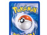 a close up of a card with a pokemon ball on it