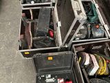 many suitcases that are sitting on the ground