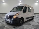 a picture of a white van parked in a room