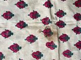 an image of a bed sheet with ladybugs on it