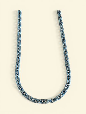 Chaîne Ancienne En Argent Massif 925 - Bijou Vintage Sans Marque