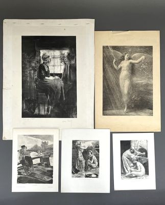 Henri de FANTIN-LATOUR Immortalité, 1898, lithographie (?), …