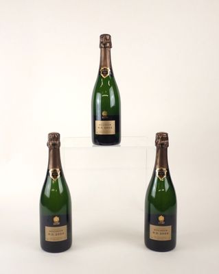 CHAMPAGNE - 3 bouteilles, Champagne, Bollinger, R.