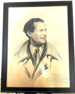 France, 20th century. Jean MERMOZ (1901-1936). Large li... - 80299808 ...
