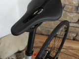 a bike that has a saddle on the back of it