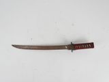 a picture of a small knife on a white surface