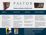 Le menu du jeu « Pastor » s'affiche en français