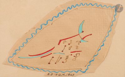 l'image d'un dessin d'oiseau sur une feuille de papier