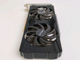 a close up of a video card on a table