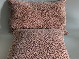 leopard print pillow and pillow case set