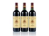 three bottles of red wine with a white background