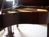 a grand piano that is sitting in a room