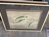 a picture of a picture of fish in a frame