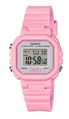 Montre numérique Casio pour femme, couleur rose