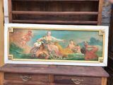 a picture of a painting on top of a dresser