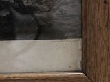 a picture of a horse that is in a picture frame