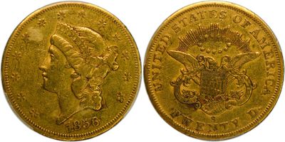 two gold sovereigns, one with the head of a woman and the other with a crown