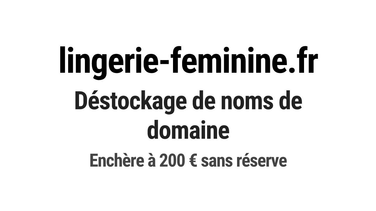 Destockage & Invendus