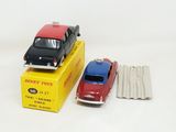 two toy cars that are sitting next to each other