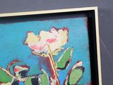 a picture of a painting of a flower in a vase