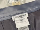 an image of a label on a jacket that says yves saint laurent
