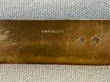 a knife that is sitting on a table