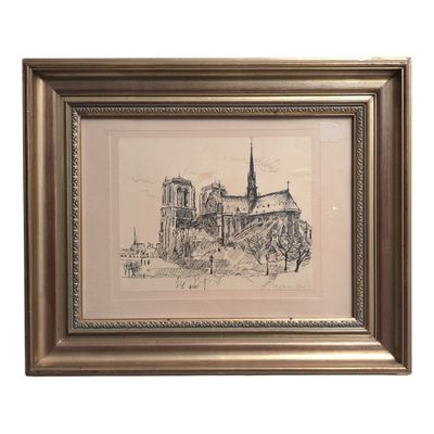 Jean COMMERE (1920-1986) Paris, Notre Dame